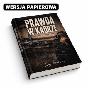 „Prawda w kadrze” – wydanie papierowe, okładka książki